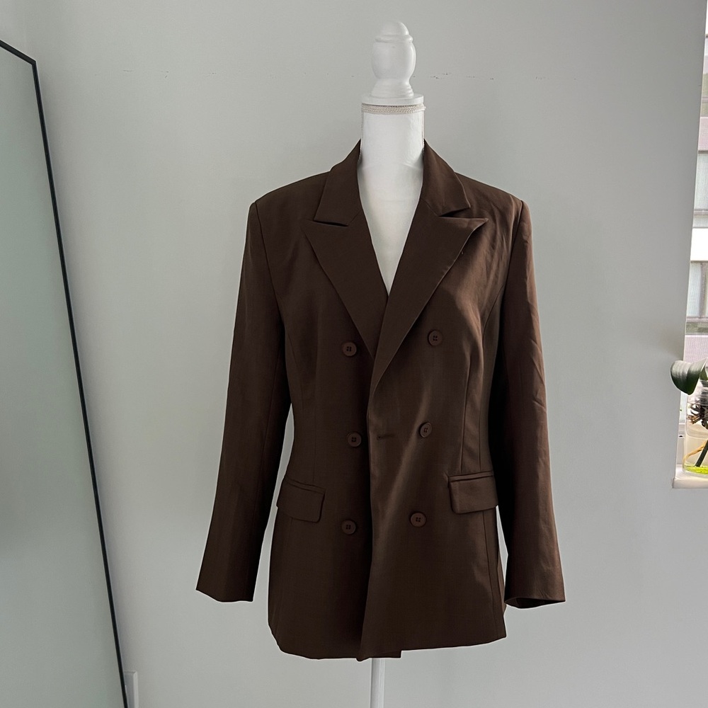 Fashion Nova Chocolate Blazer